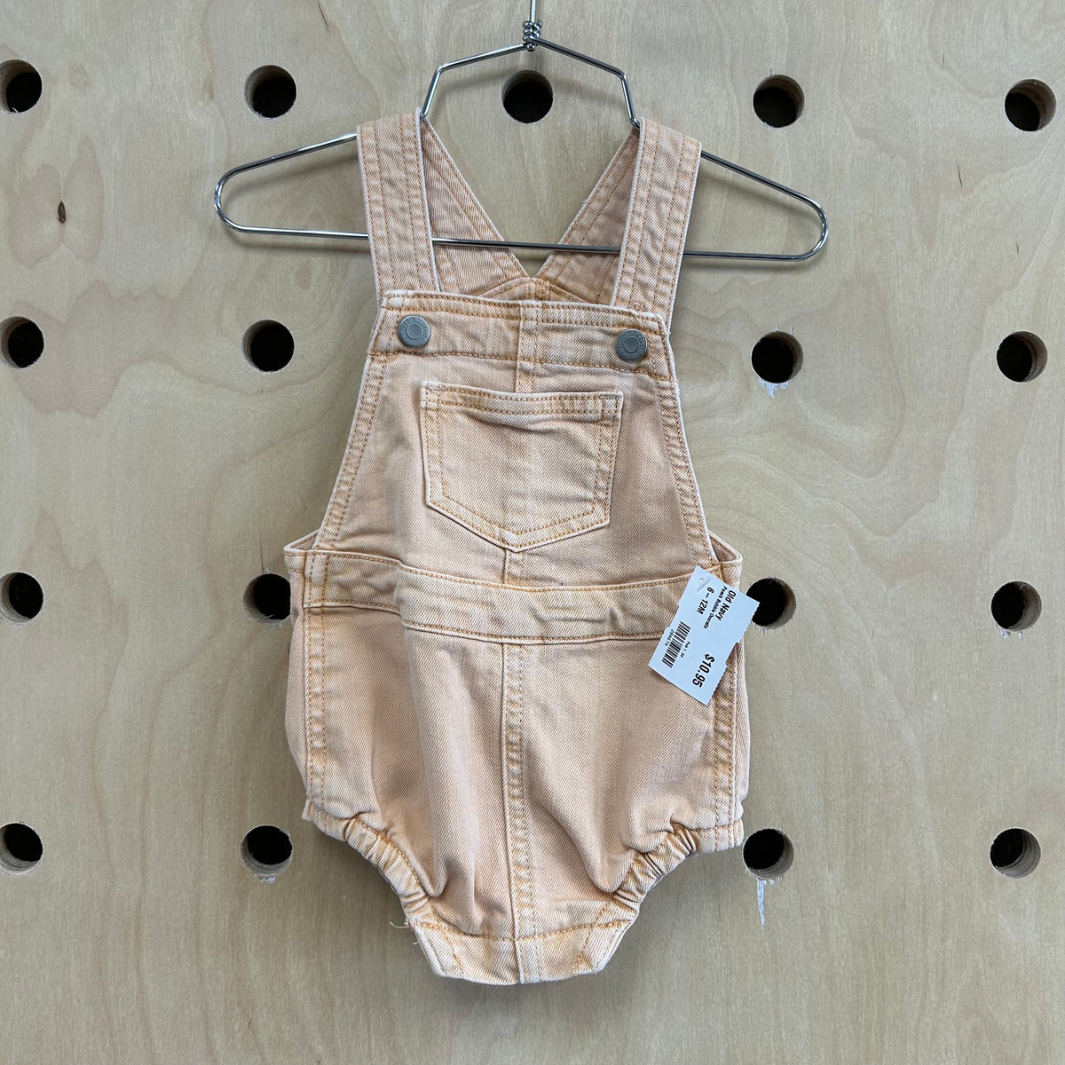 Peach Bubble Overalls