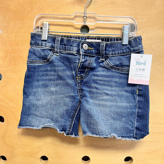 Raw Hem Denim Shorts