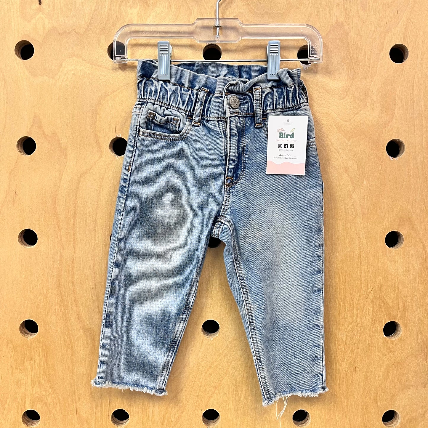 Raw Hem Just Like Mom Jean