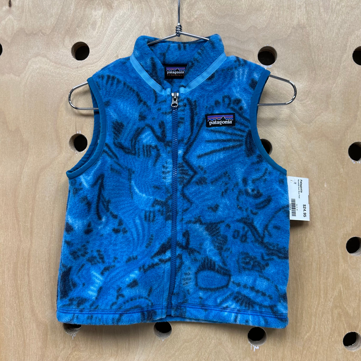 Synchilla Vest Blue Print