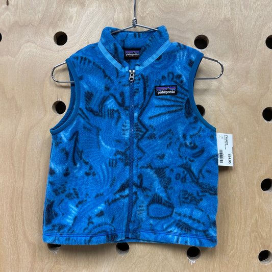 Synchilla Vest Blue Print