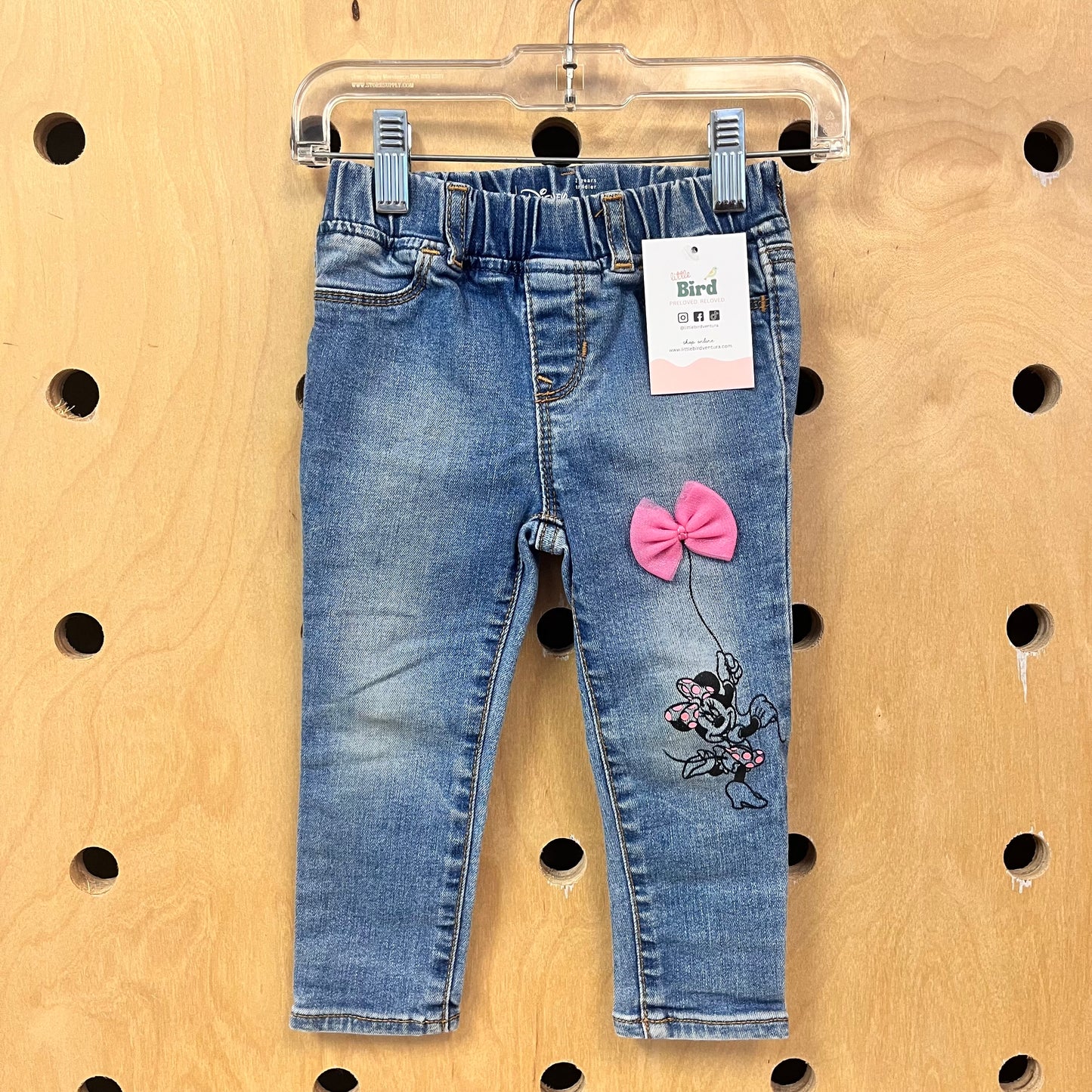 Minnie Tulle Bow Jeggings