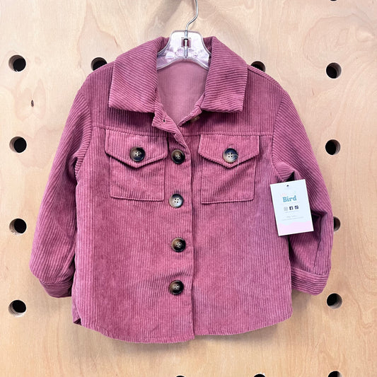 Rose Cord Shacket