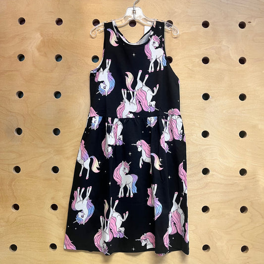Black/Pink Unicorns Dress NEW!