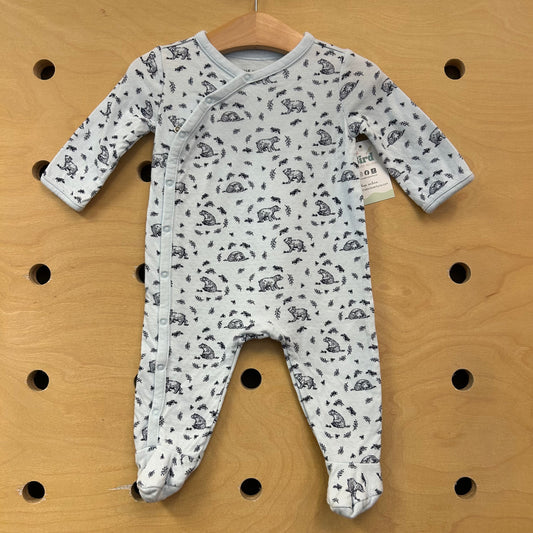 Blue Bears Snap Footies