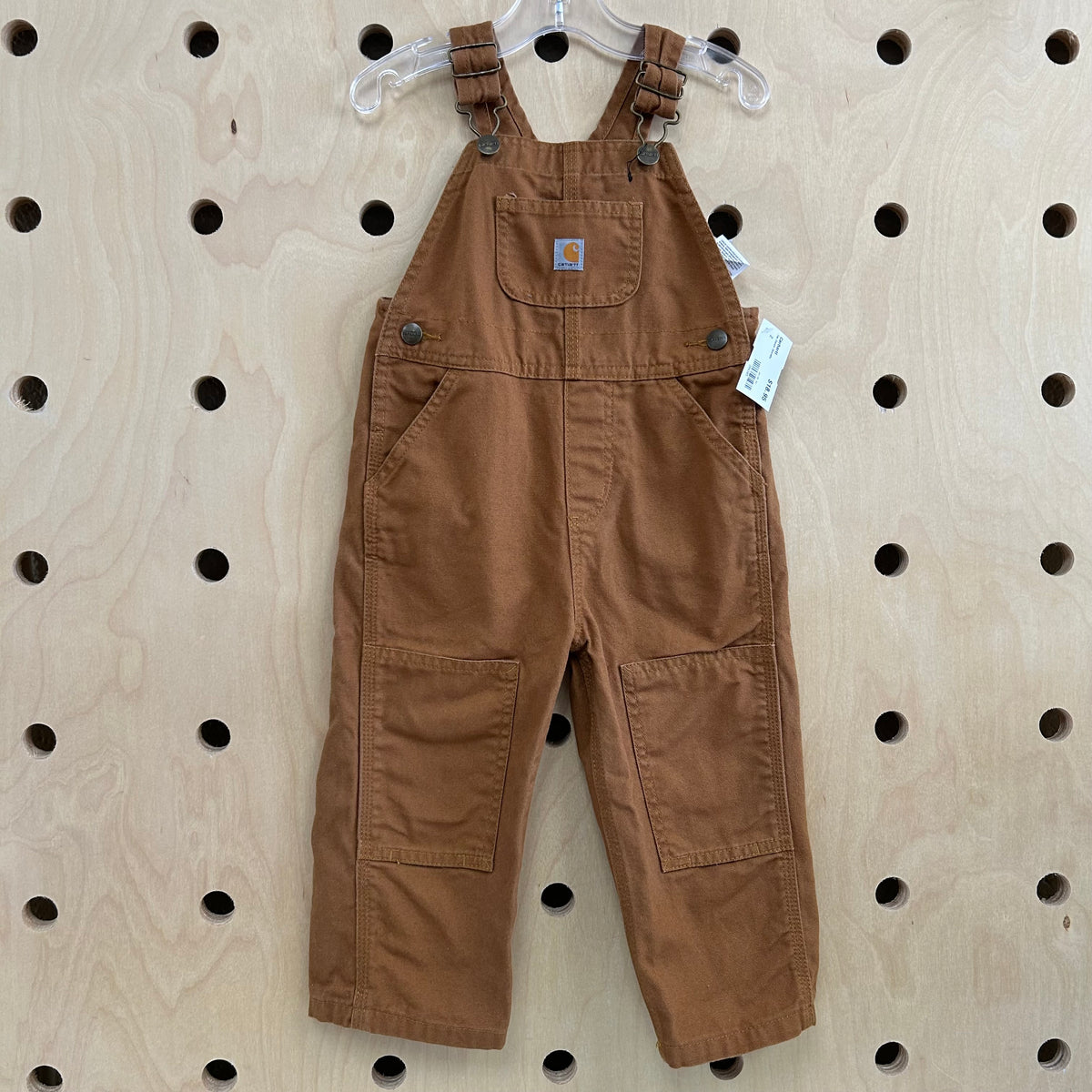 Tan Denim Overalls