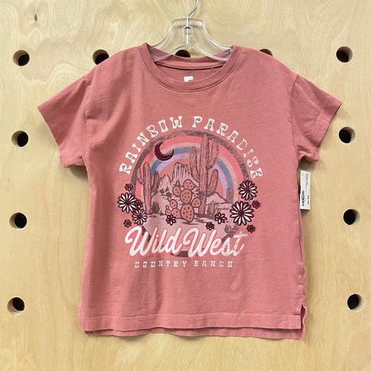 Pink Rainbow Paradise Tee