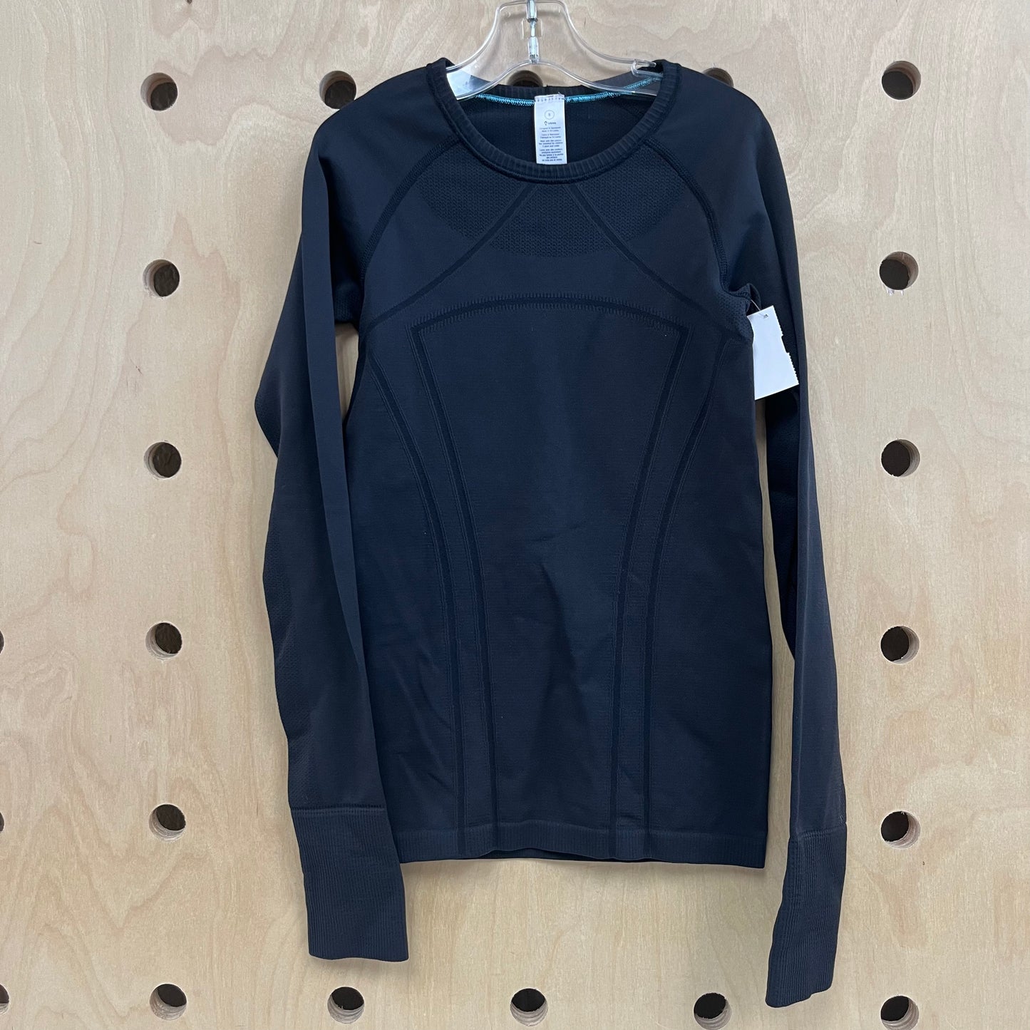Black Active LS Top