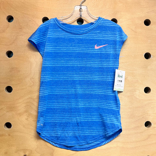 Blue Striped Athletic Tee