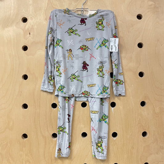 Grey TMNT Bamboo Pajamas