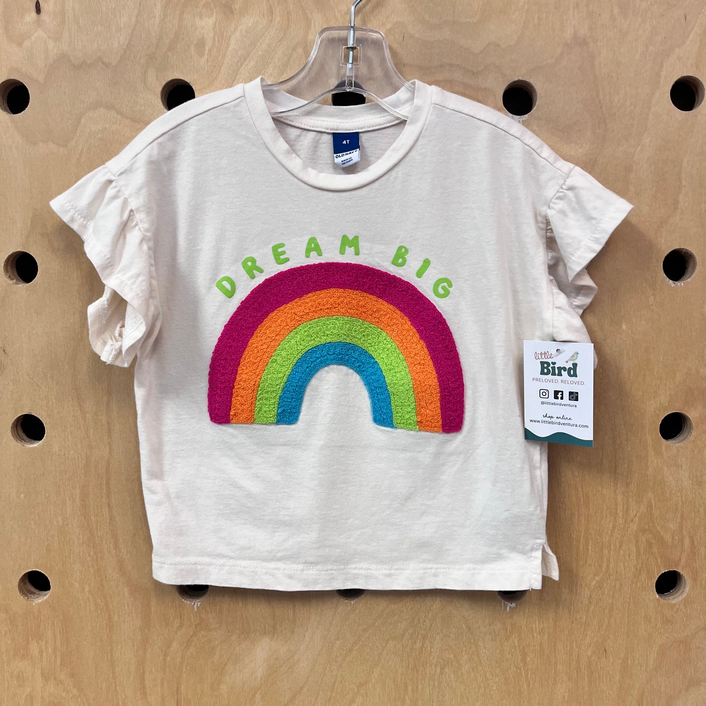 Cream Dream Big Rainbow Top