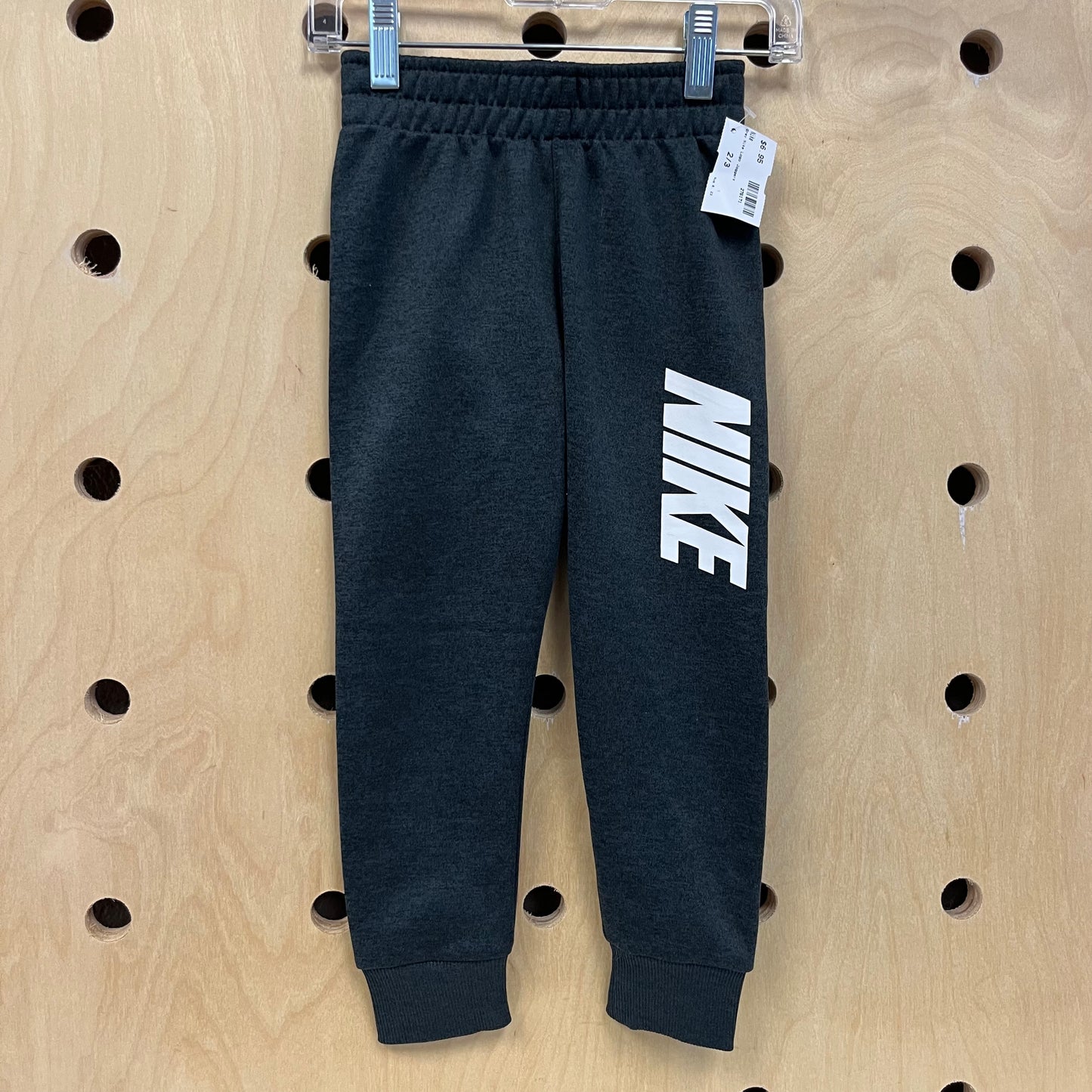 Grey Nike Logo Joggers