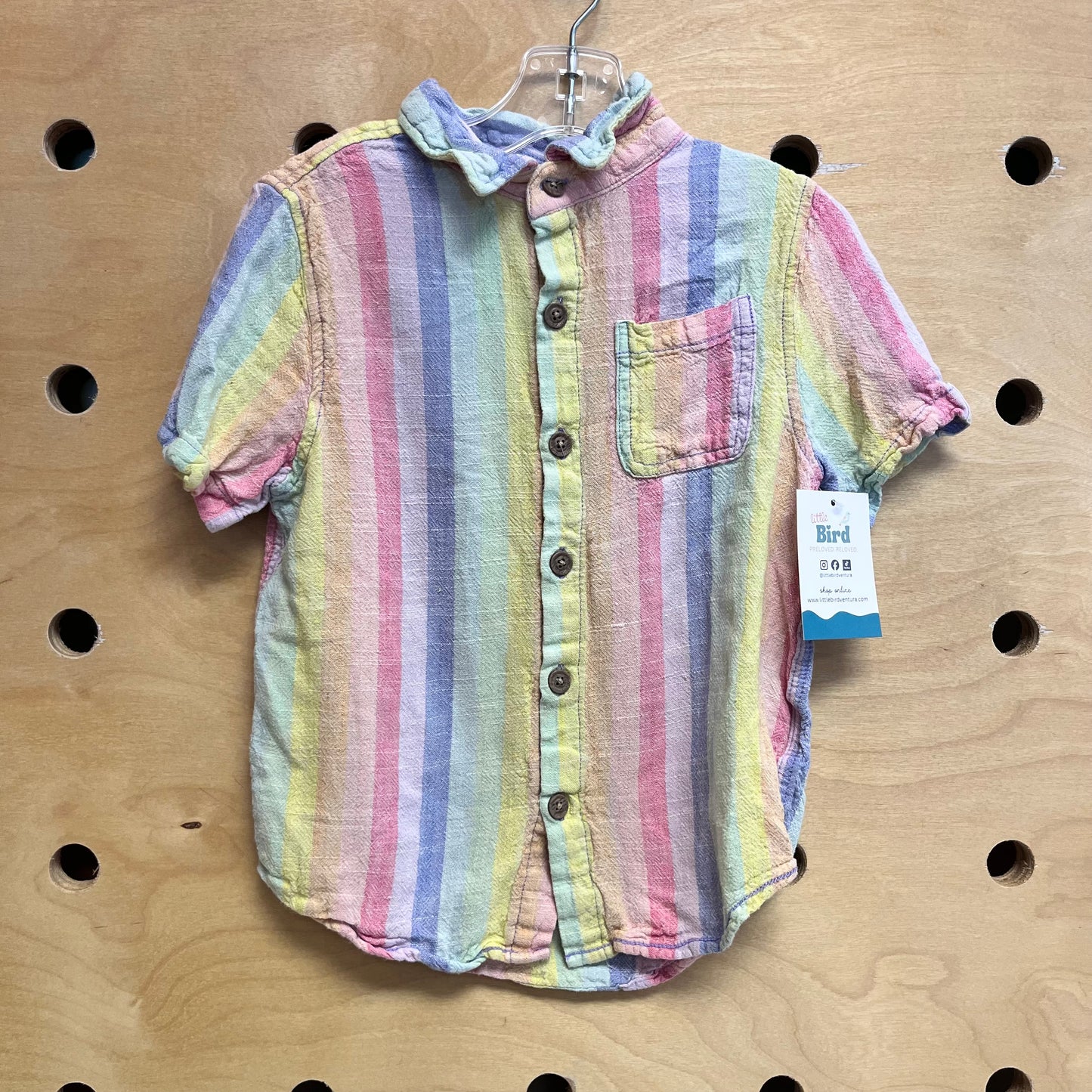 Pastels Button Up Pocket Tee