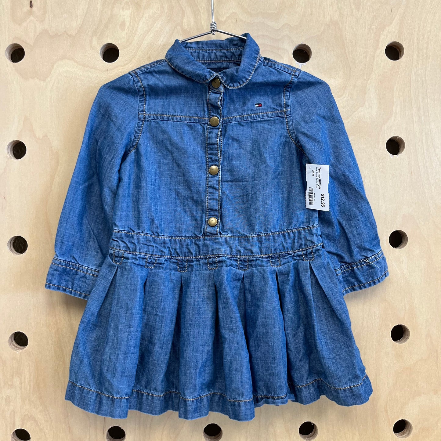 Long Sleeve Denim Dress