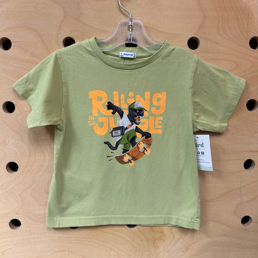 Green Rolling in the Jungle Tee