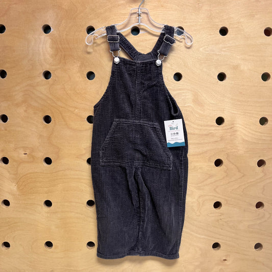 Grey Cord Overalls