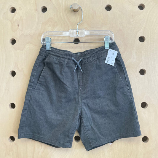 Dark Grey Drawstring Shorts