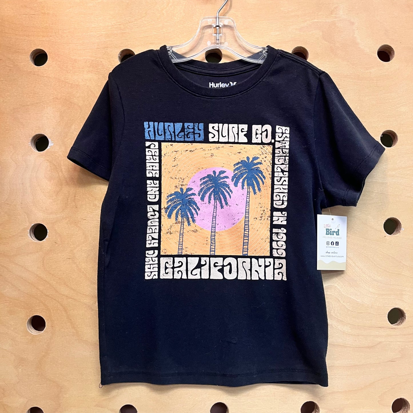 Black California Surf Tee