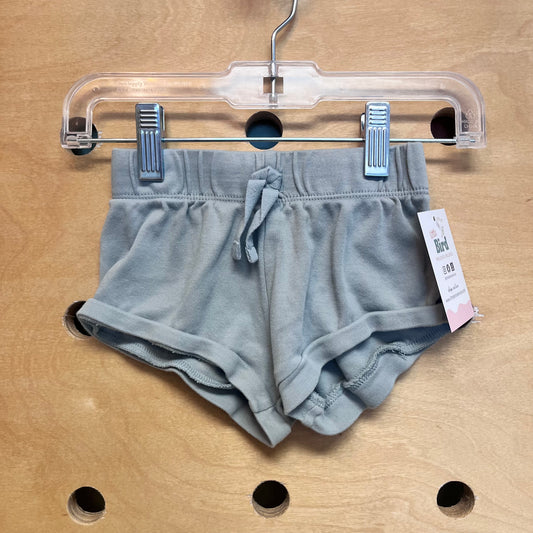 Organic Seafoam Shortie Shorts