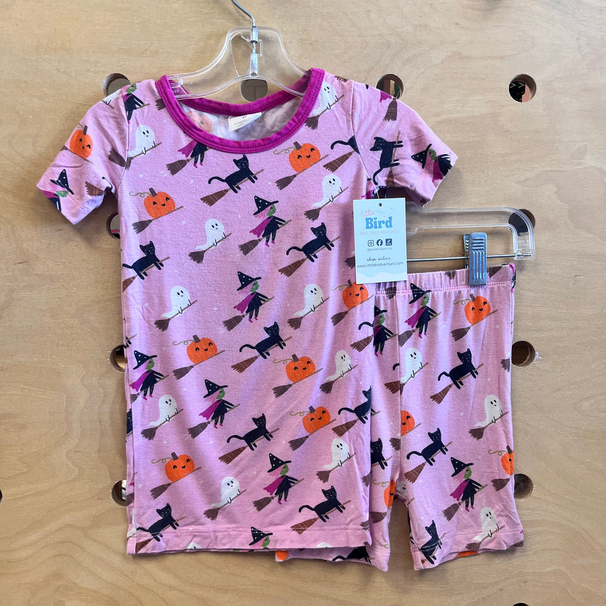 Pink Bamboo Halloween Pajamas
