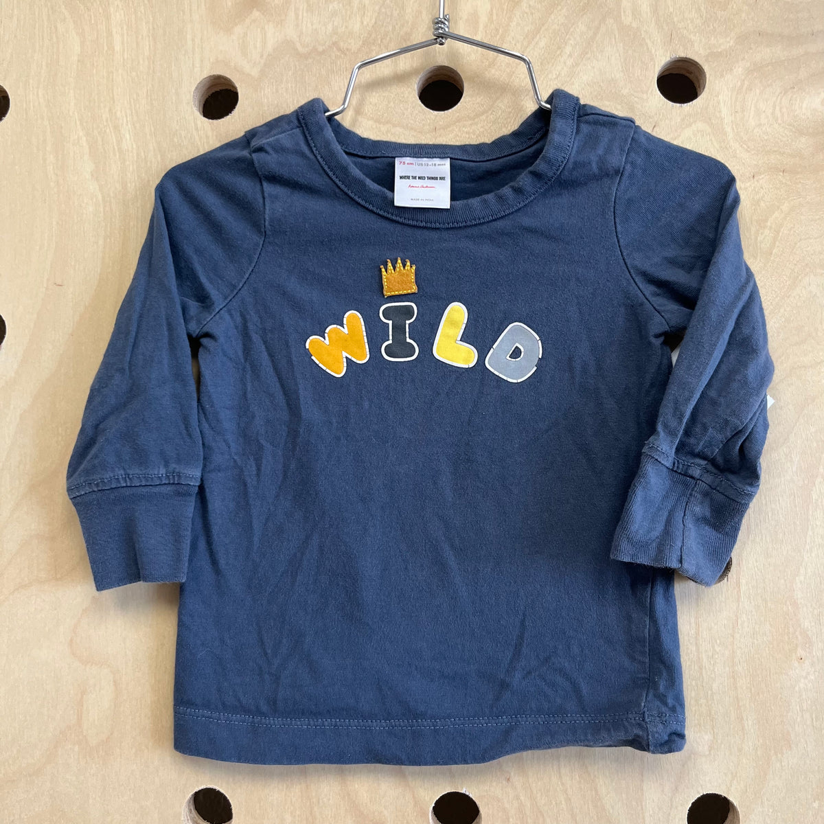 Blue Long Sleeve Wild Tee