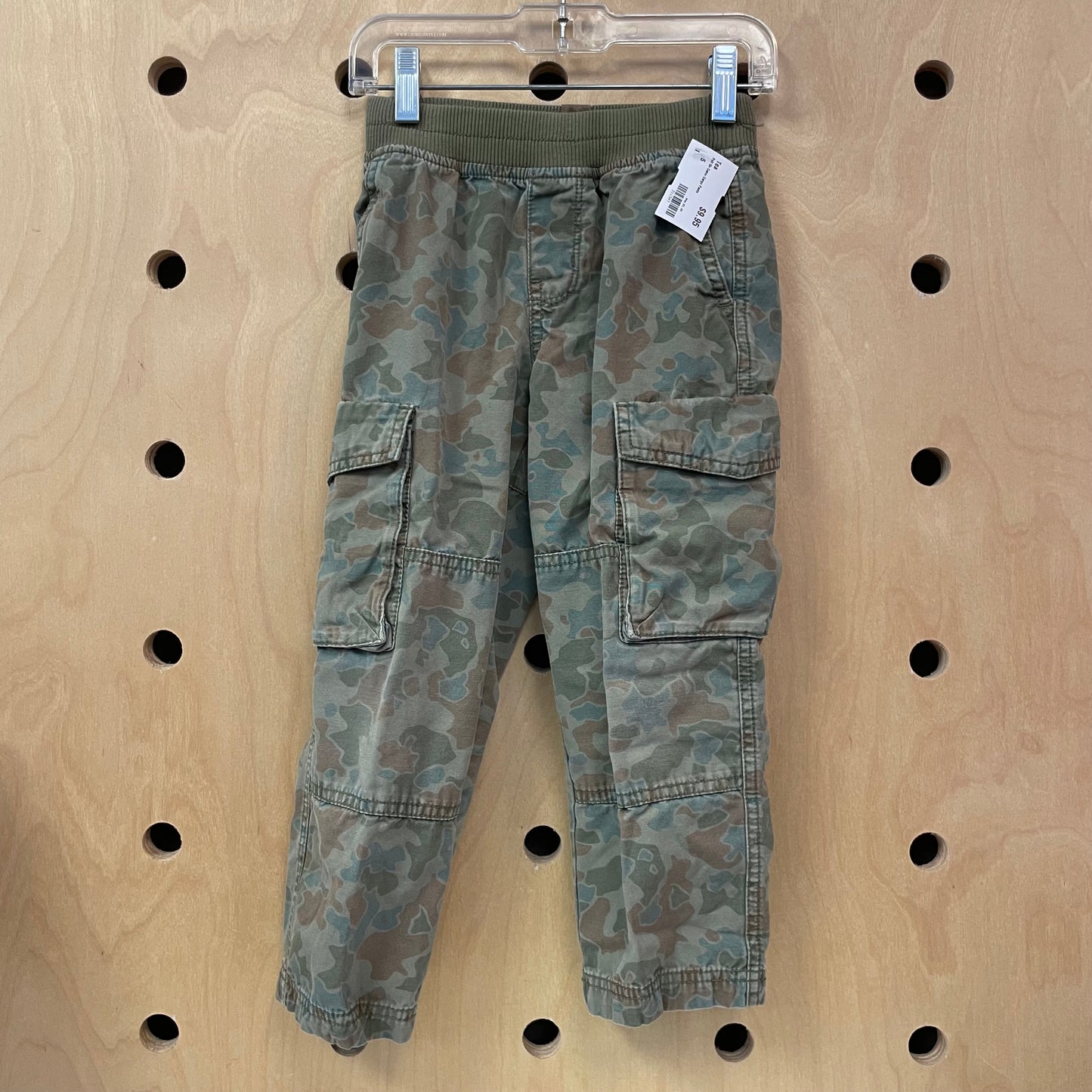Pull On Camo Cargo Pants