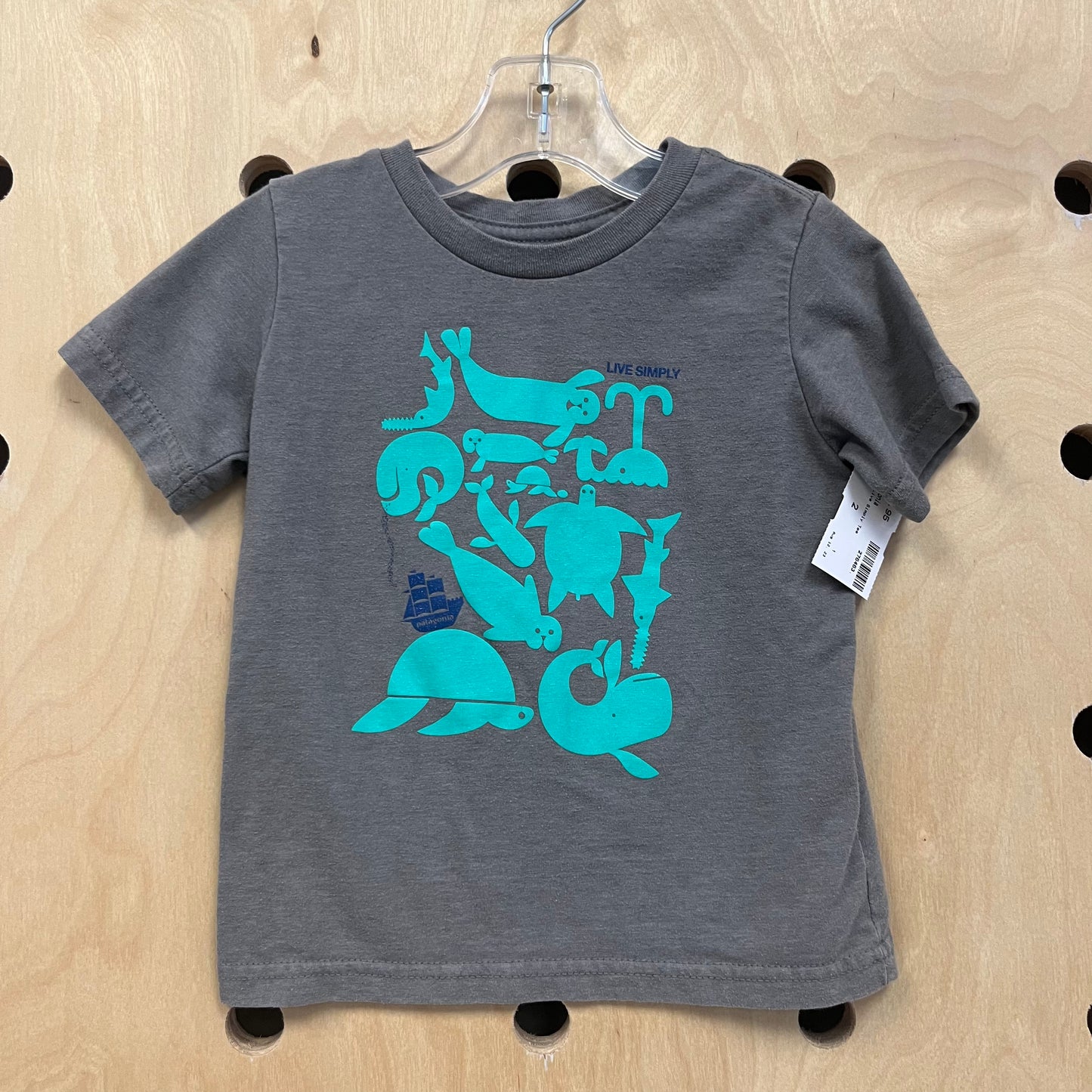 Grey Live Simply Tee