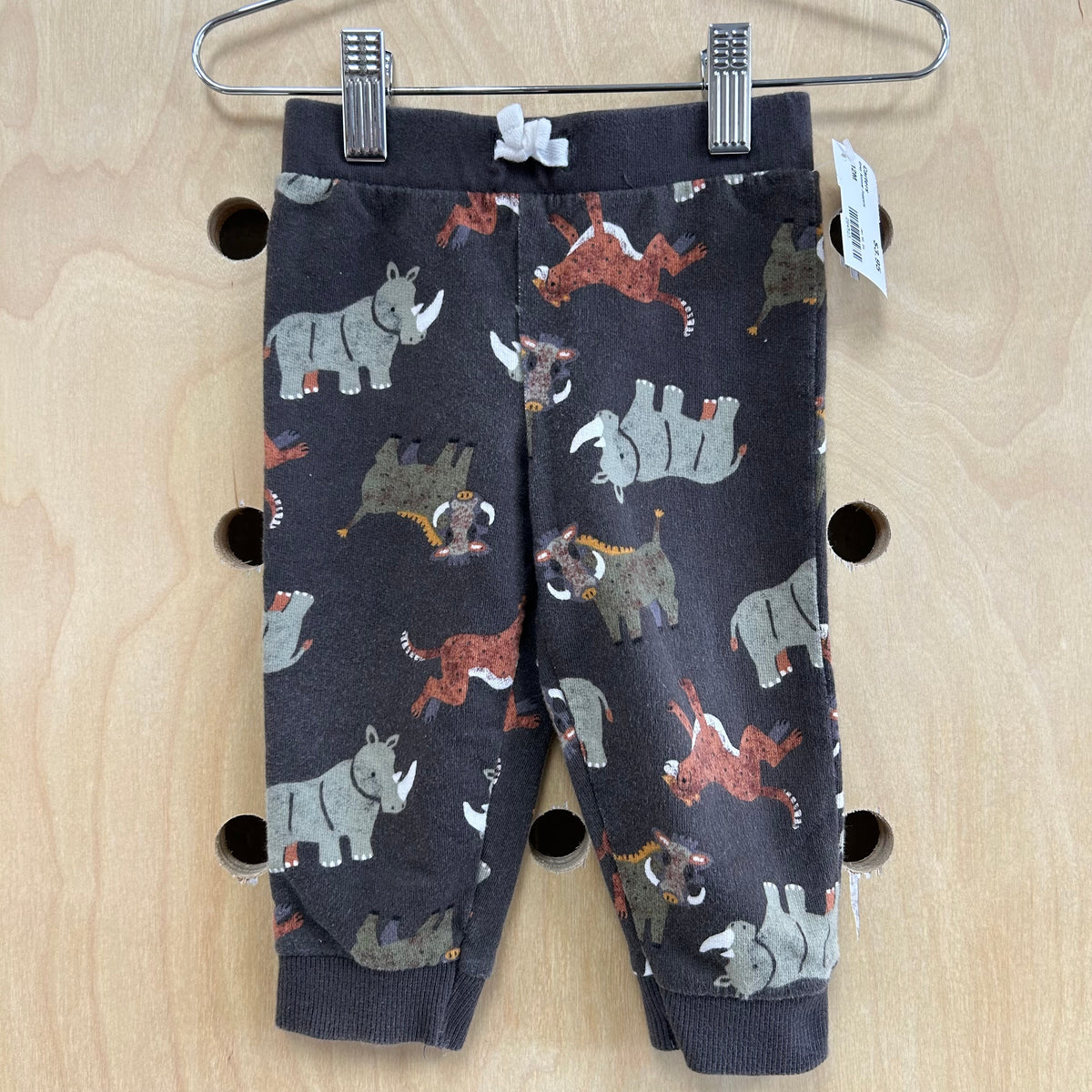 Grey Animal Joggers