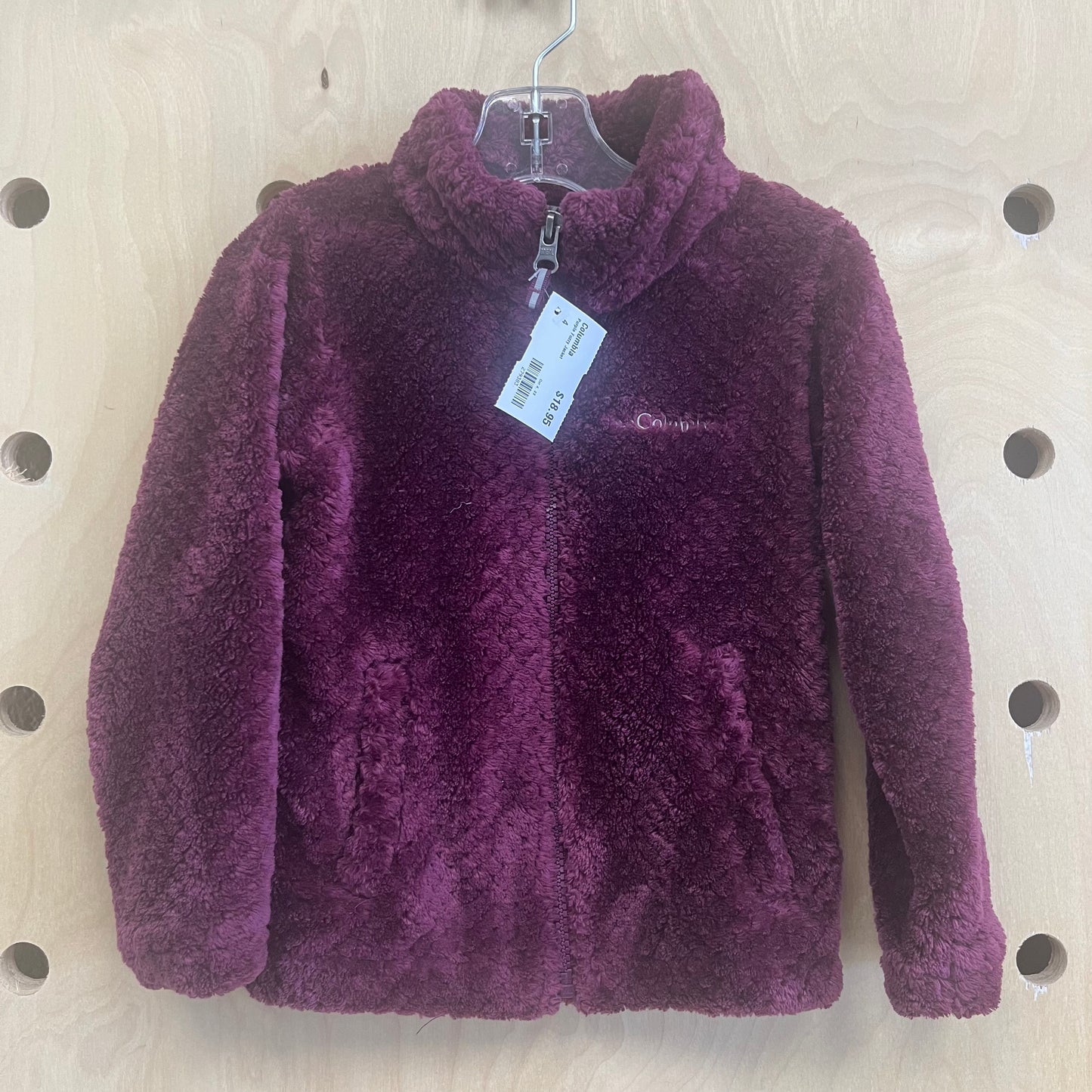 Purple Fuzzy Jacket