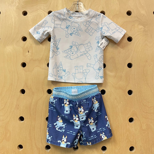 Bluey Swim Tee & Trunks