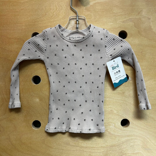 Beige Ribbed Acorns LS