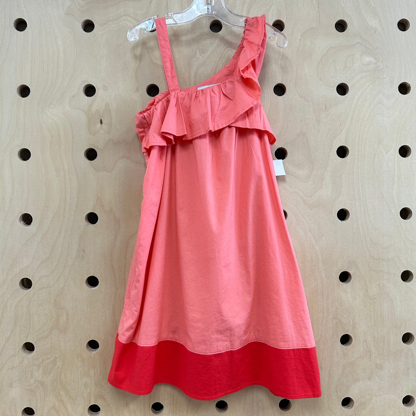 Coral & Red Dress