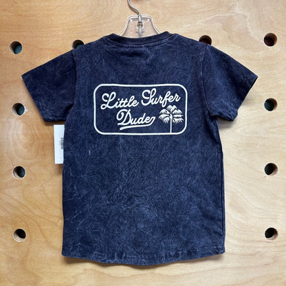 Navy 'Little Surfer Dude' Tee