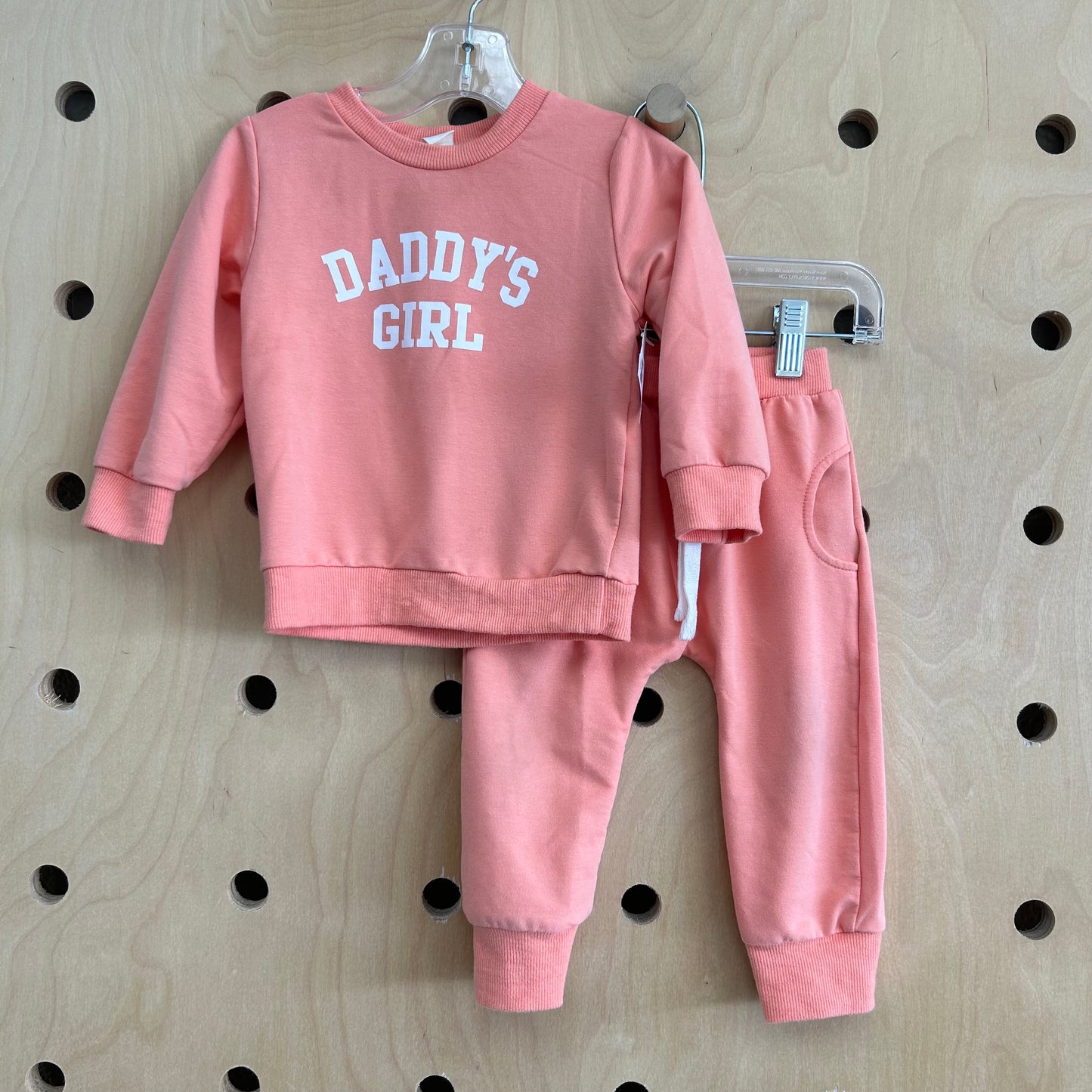 Peach Daddy's Girl Outfit