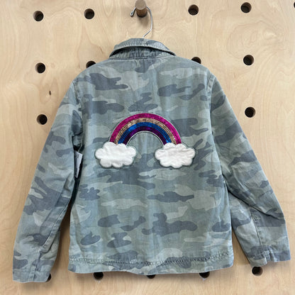 Rainbow Stripe Camo Jacket