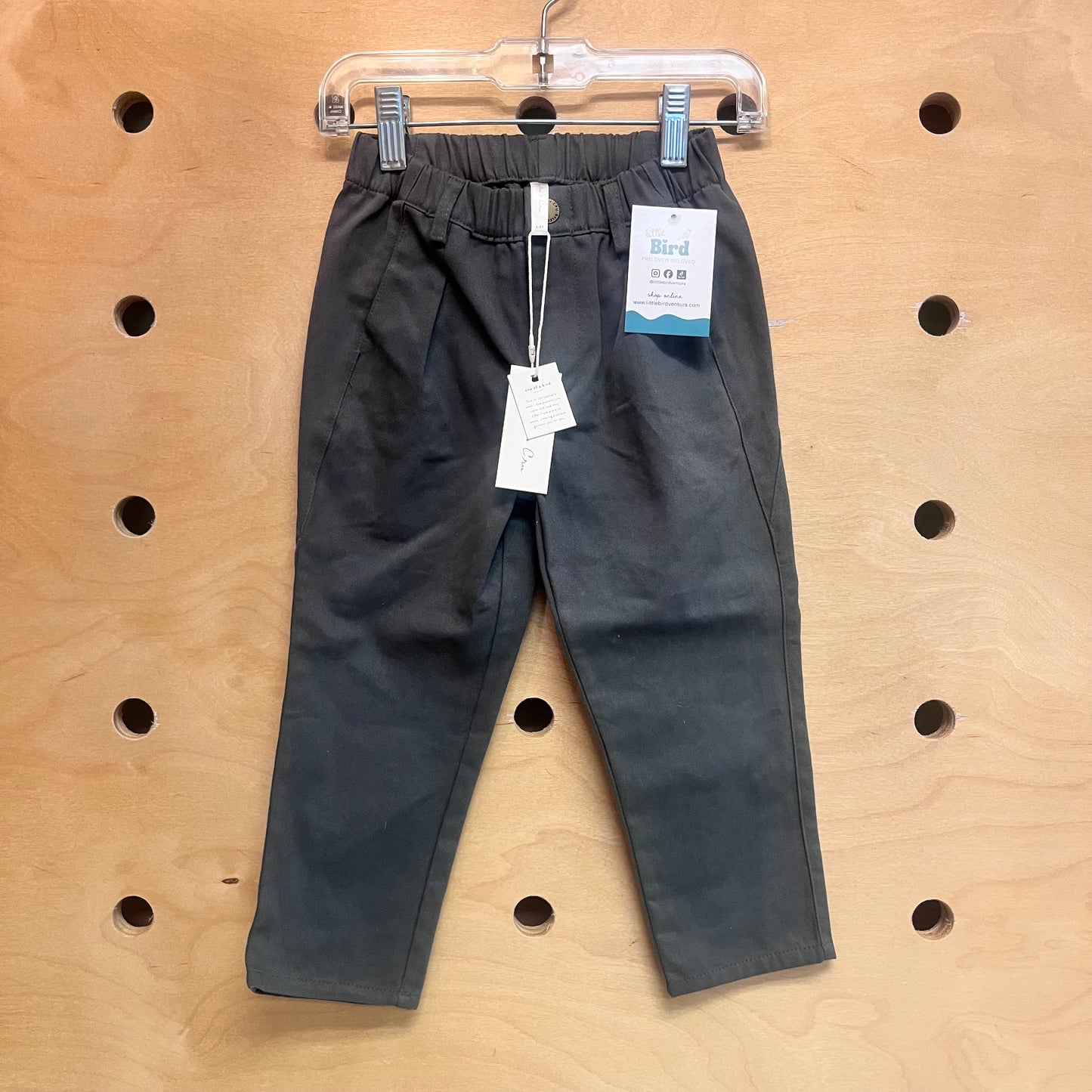 Grey Tapered Fit Pants NEW!