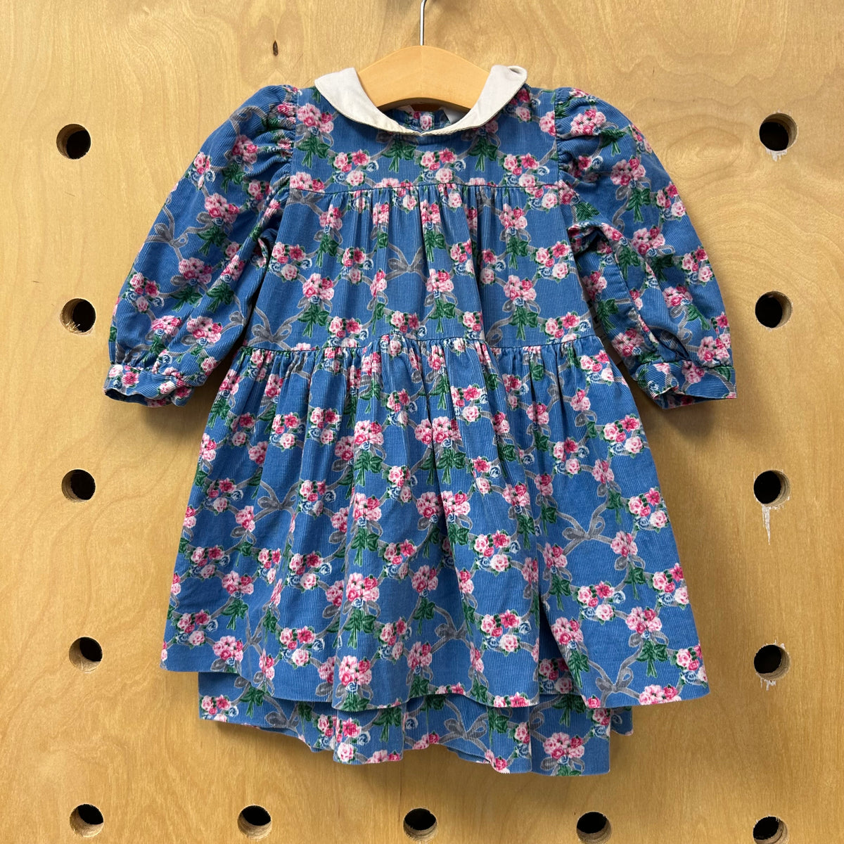 Mousefeathers Blue Floral Dress
