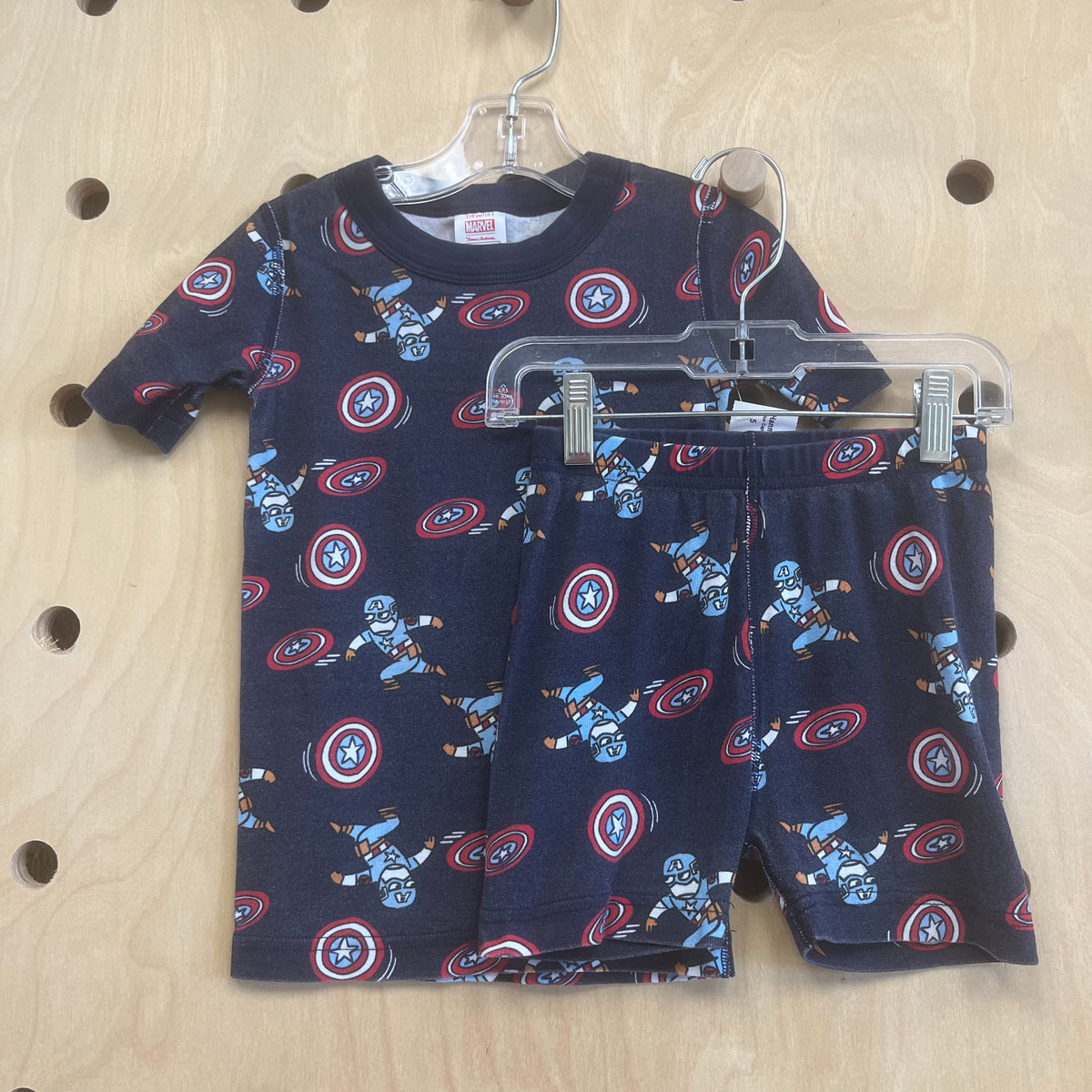 Blue Captain America Pajamas