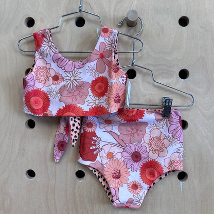 Retro Floral Swimsuit