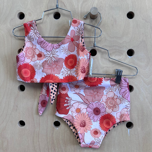 Retro Floral Swimsuit