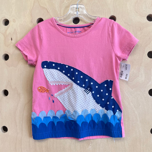 Pink Shark Waves Tee