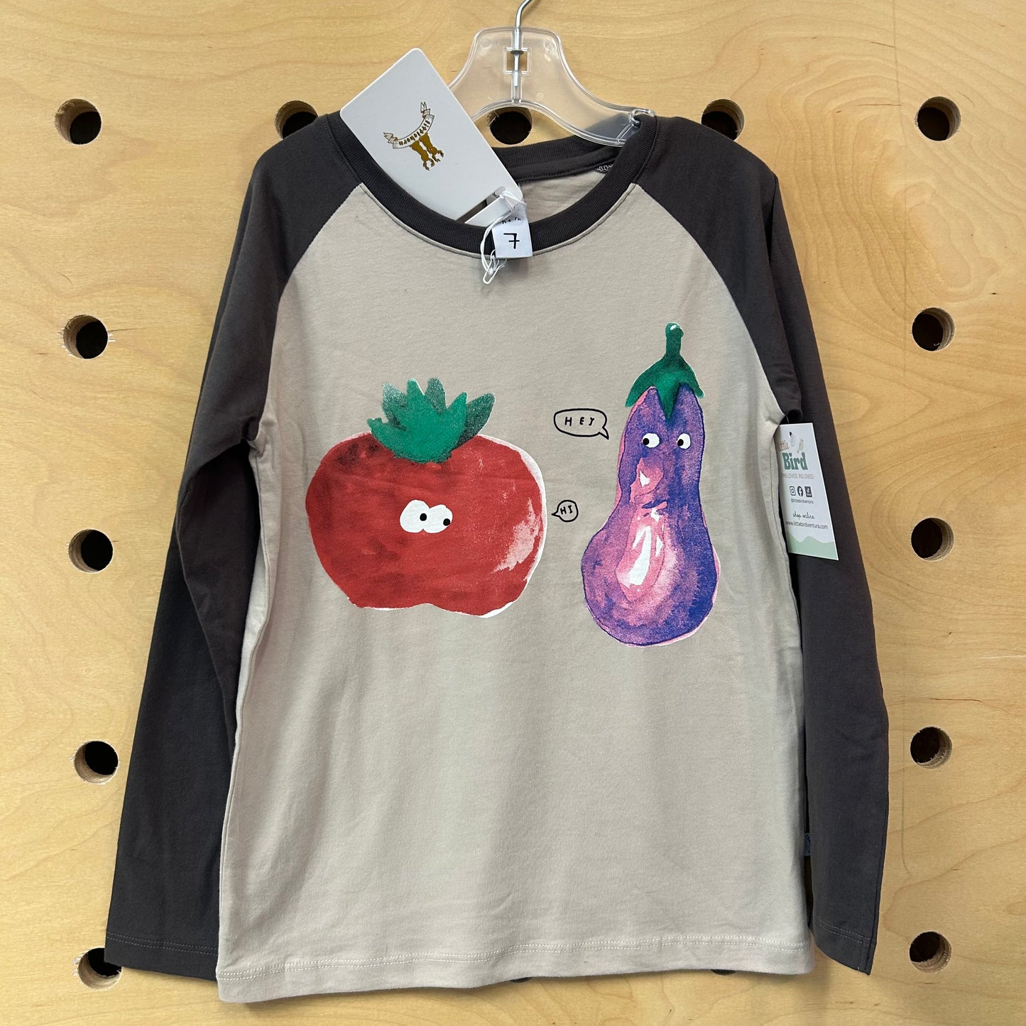 Tomato/Eggplant Cotton LS NEW!