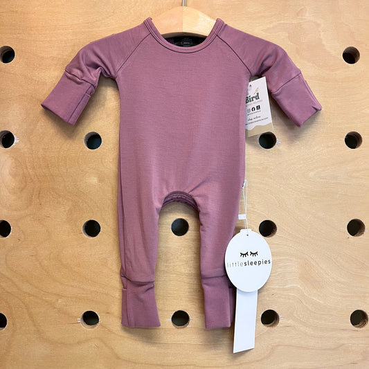 Purple Onesie Bamboo Romper NEW!