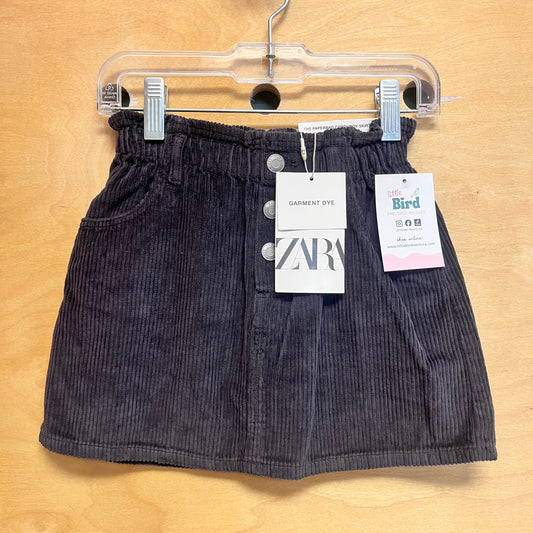 Grey Paper Bag Cord Skirt NEW!!
