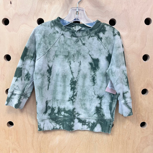 Green Tie Dye Pullover