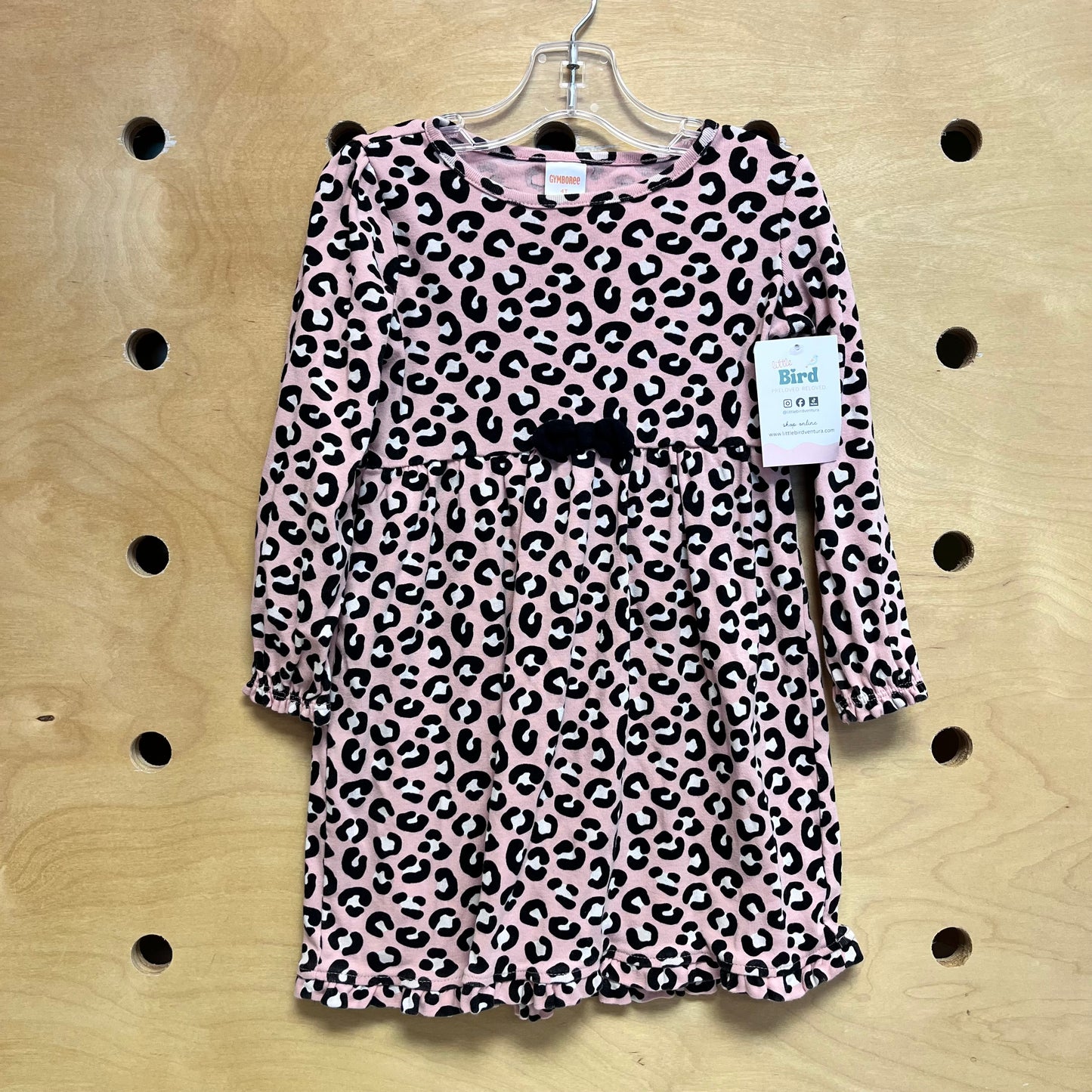 Pink Animal Print Dress