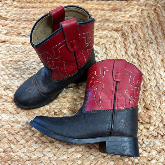 Red & Black Cowboy Boots