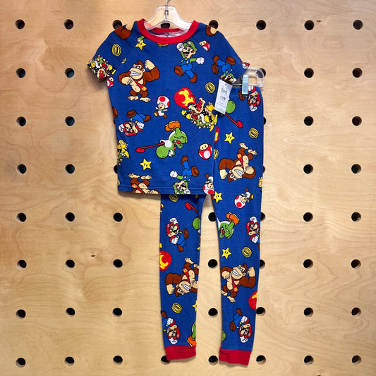 Blue Mario Bros Pajamas