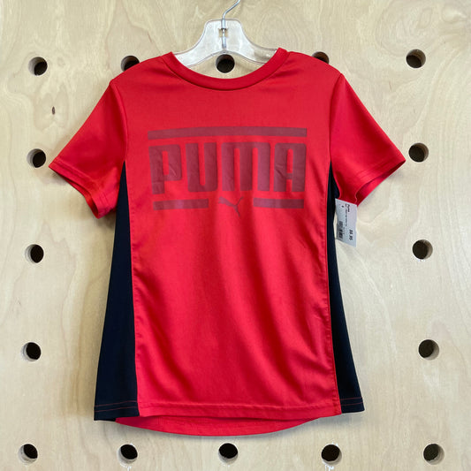 Red + Black Logo Active Tee