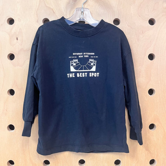 Black Skate Ramp LS Tee